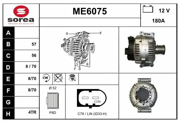 Alternator (ME6075)