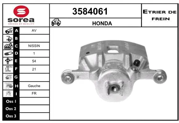 Brake Caliper (3584061)