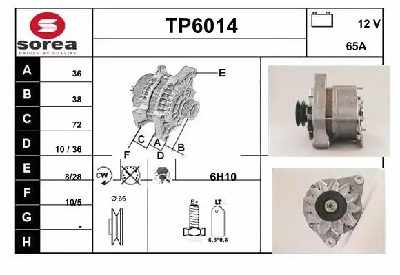 Alternator (TP6014)