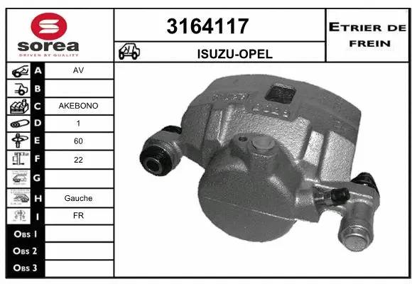 Brake Caliper (3164117)