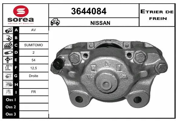 Brake Caliper (3644084)