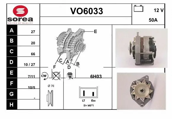 Alternator (VO6033)