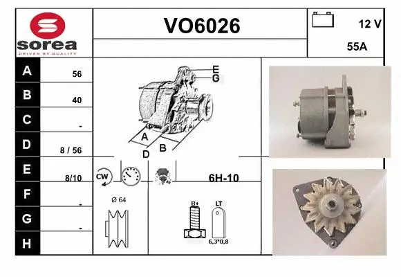 Alternator (VO6026)