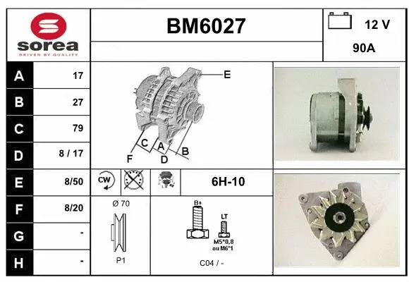 Alternator (BM6027)