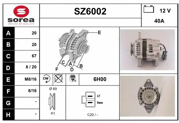 Alternator (SZ6002)