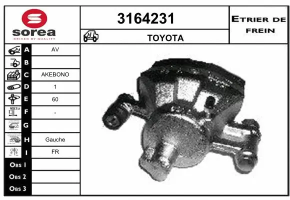 Brake Caliper (3164231)