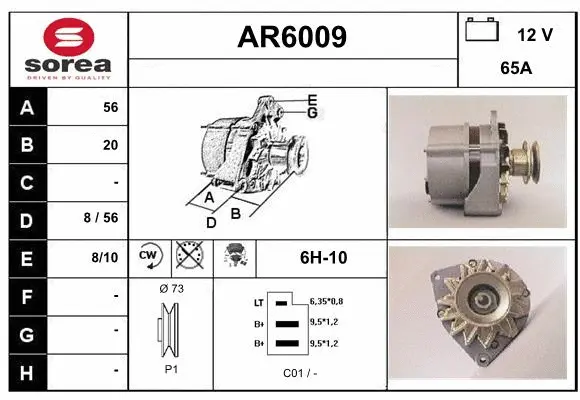 Alternator (AR6009)