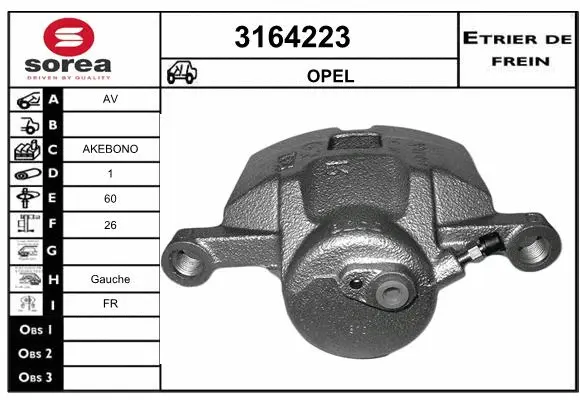 Brake Caliper (3164223)