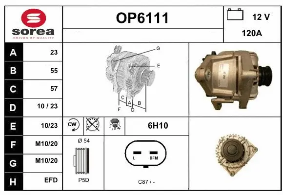 Alternator (OP6111)