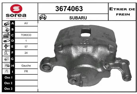 Brake Caliper (3674063)
