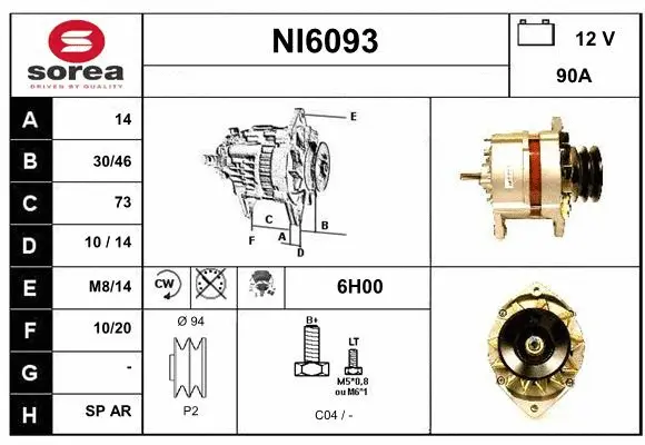 Alternator (NI6093)