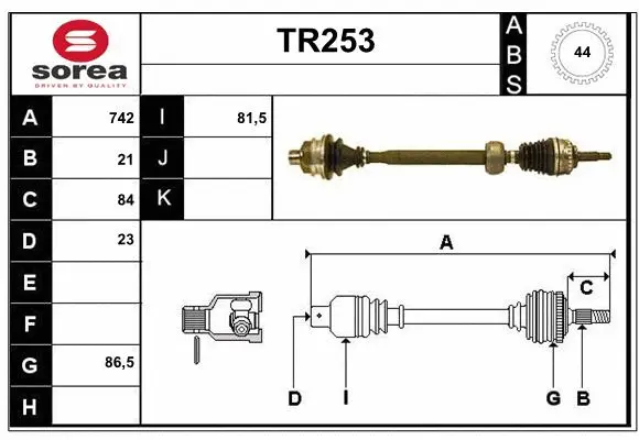 Drive Shaft (TR253)
