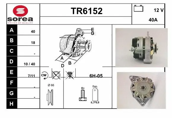 Alternator (TR6152)
