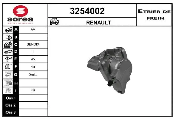 Brake Caliper (3254002)
