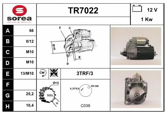 Starter (TR7022)