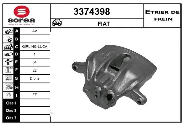 Brake Caliper (3374398)