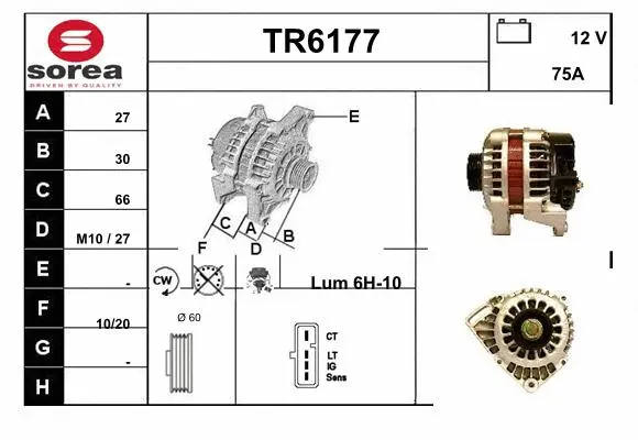 Alternator (TR6177)