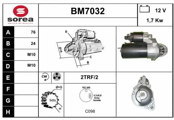 Starter (BM7032)