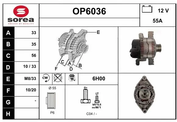 Alternator (OP6036)