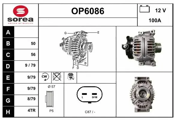 Alternator (OP6086)