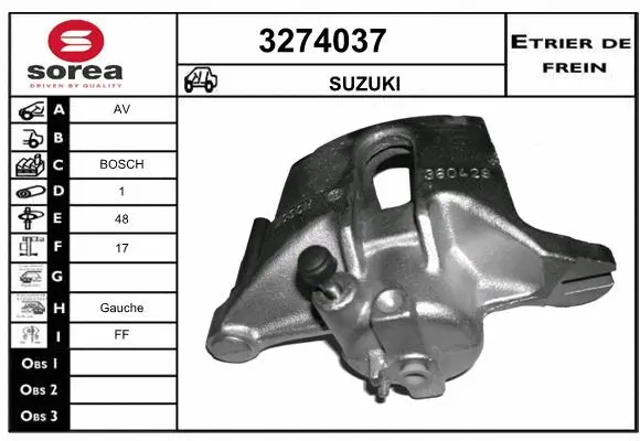 Brake Caliper (3274037)