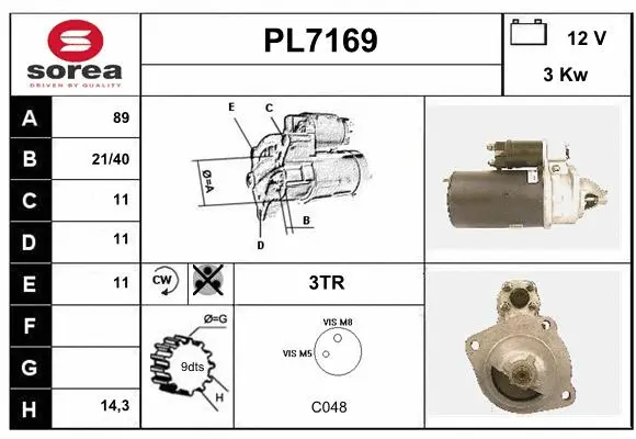 Starter (PL7169)