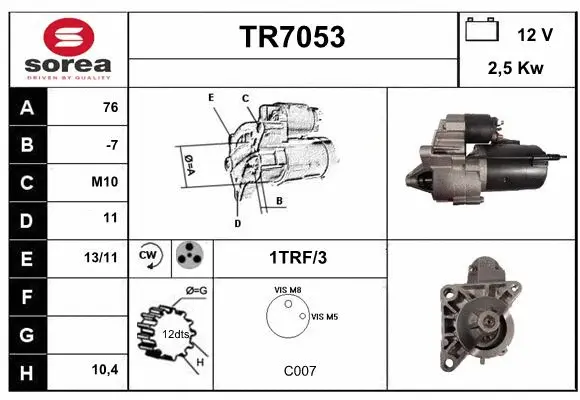 Starter (TR7053)