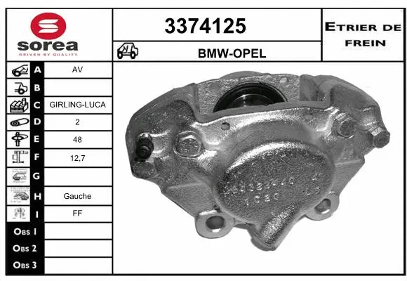 Brake Caliper (3374125)