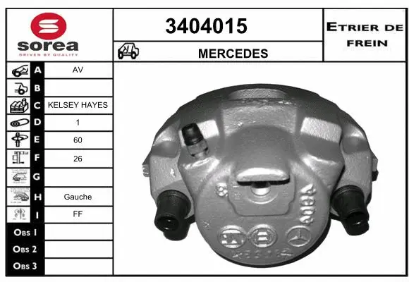 Brake Caliper (3404015)