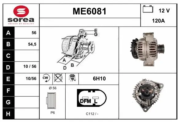 Alternator (ME6081)