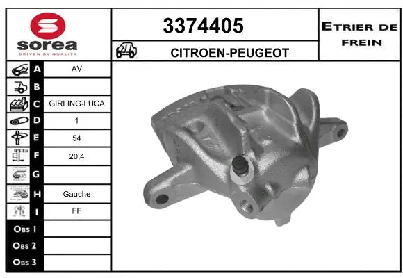 Brake Caliper (3374405)