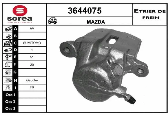 Brake Caliper (3644075)