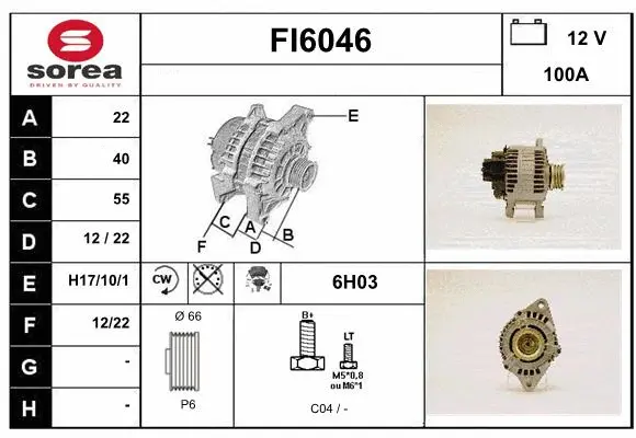 Alternator (FI6046)