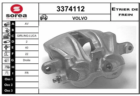 Brake Caliper (3374112)