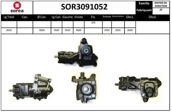 Steering Gear (SOR3091052)