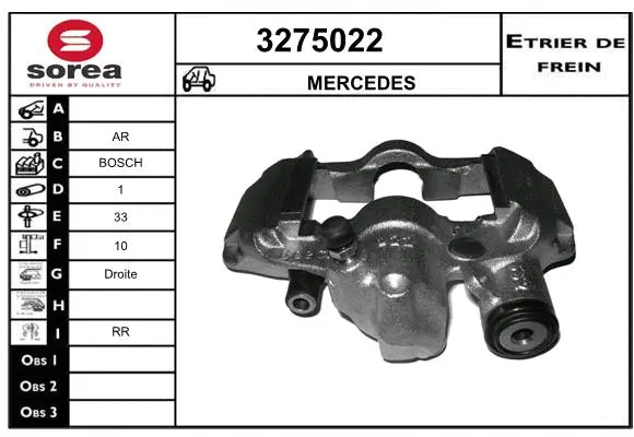 Brake Caliper (3275022)