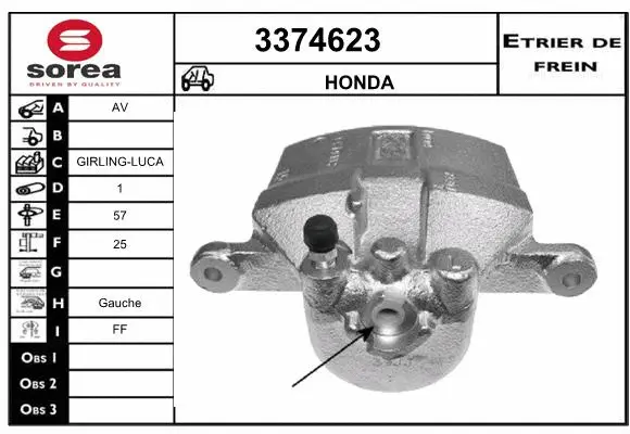 Brake Caliper (3374623)