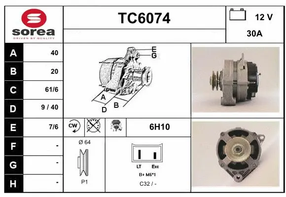 Alternator (TC6074)