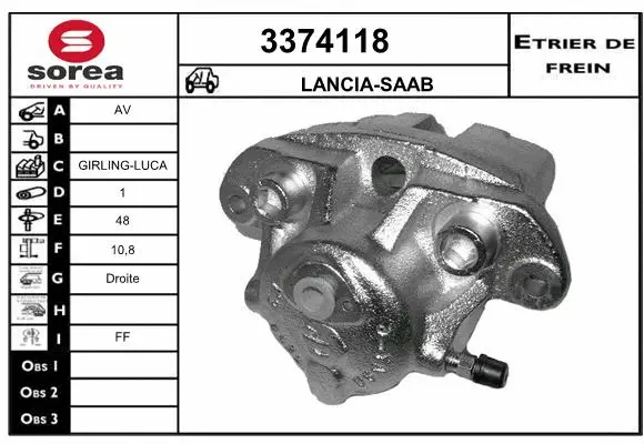 Brake Caliper (3374118)