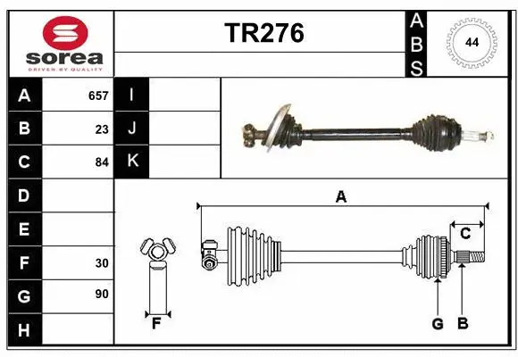 Drive Shaft (TR276)