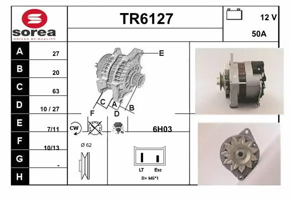 Alternator (TR6127)