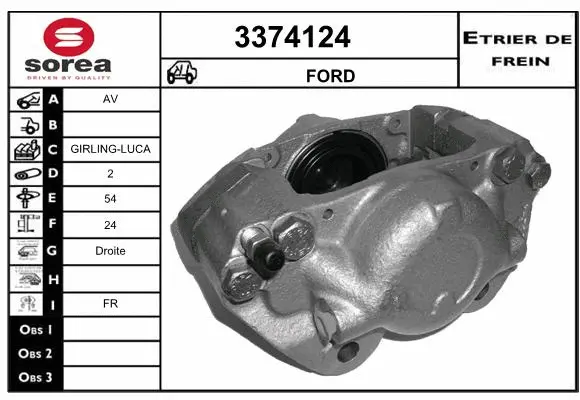 Brake Caliper (3374124)