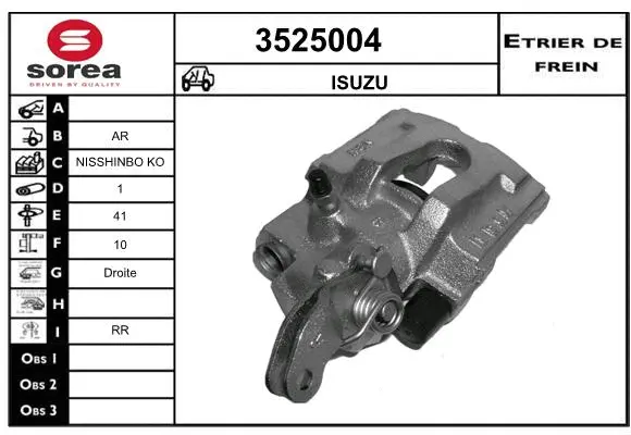 Brake Caliper (3525004)