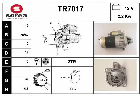 Starter (TR7017)