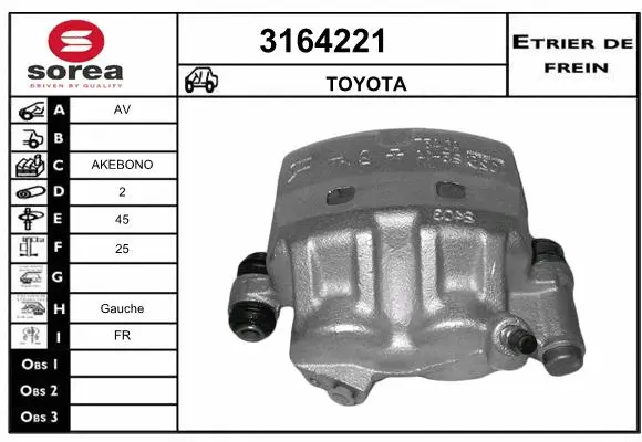 Brake Caliper (3164221)