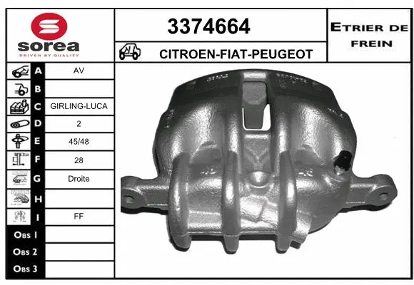 Brake Caliper (3374664)
