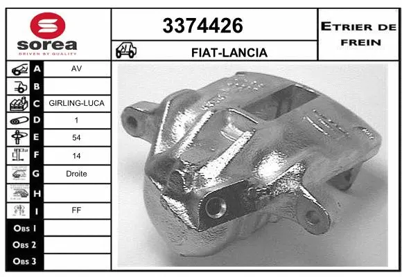 Brake Caliper (3374426)