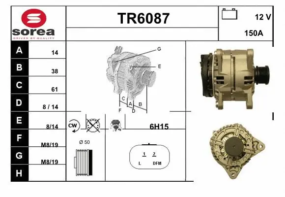 Alternator (TR6087)