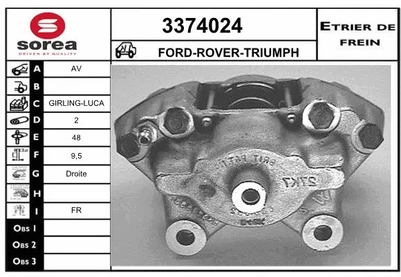 Brake Caliper (3374024)