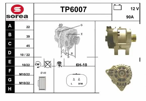 Alternator (TP6007)